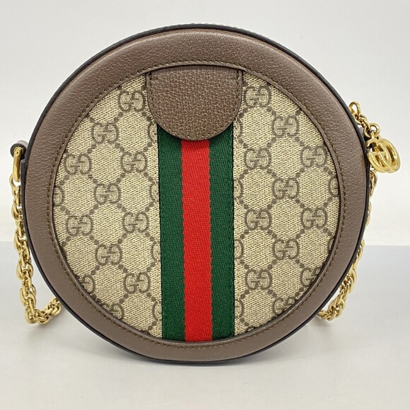 GUCCI Authentic Brown Leather Shoulder Bag - Picture 9 of 9